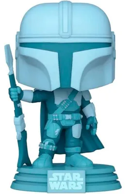 Productafbeelding van Funko Pop! Star Wars - The Mandalorian - The Mandalorian, hologram, oplichtend, exclusief