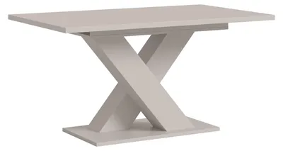Produktbild von Esstisch Motion | ausziehbar | X-Fußgestell | Kaschmir | 150(190)x90
