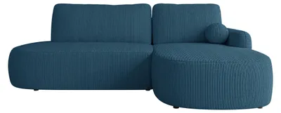 Produktbild von MIRJAN24 Ecksofa Loridu O Cord, mit Schlaffunktion und Bettkasten, L-Form Sofa (Farbe: Poso 05, Ecksofa: Rechts), KI-generiertes Bild