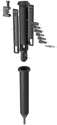 Zdjęcie produktu dla Narzędzie wielofunkcyjne Contec Schatzgabel CT Multitool Schatzgabel 10 funkcji