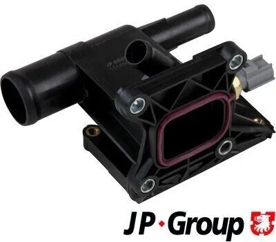 Produktbild von JP GROUP Thermostatgehäuse 1514501200 für FORD Fiesta Mk6 Schrägheck (JA8, JR8) 0,263kg