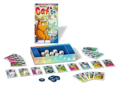 Immagine prodotto di Ravensburger 20964- Cat & Co. - Gioco di memoria a dadi, gioco per bambini dai 6 anni in su - Gioco da tavolo adatto a 2-5 giocatori