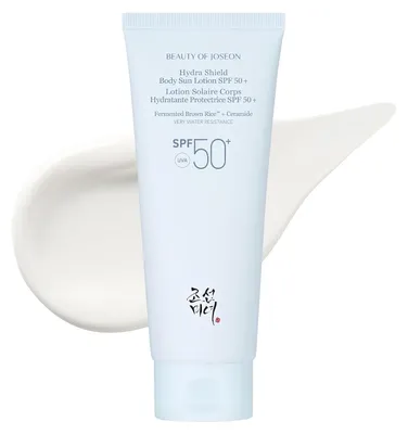 Produktbild von Beauty of Joseon Hydra Shield Body Sun Lotion SPF 50+ 150 ml – ultraleichter Sonnenschutz für den Körper ohne Weißeleffekt