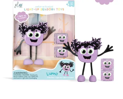 Zdjęcie produktu dla Glo Pals do kąpieli Lumi z 2 kostkami sensorycznymi świecącymi w wodzie