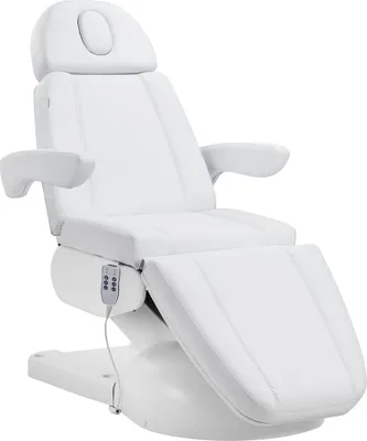Produktbild von Elektrischer Kosmetikstuhl Azzurro Lux 3 Motoren weiß