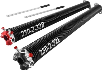 Zdjęcie produktu dla Sprężyny skrętne mechanizm otwierania brama garażowa 6x50x813mm 16000 cykli