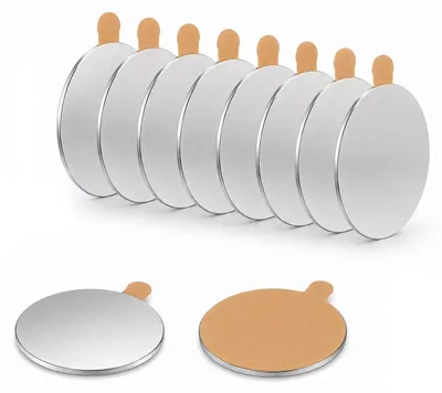 Produktbild von ECENCE Neodym Magnete 10 Stück - rund selbstklebend - 22x1mm