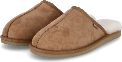 Produktbild von Bullboxer Herren Echtleder Hausschuh beige, Herren:41 EU