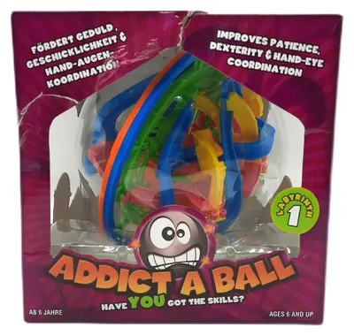 Produktbild von ADDICTABALL 3D Kugellabyrinth Spielzeug Geschicklichkeit Puzzle für Kinder Erwachsene