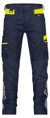 Produktbild von DASSY Arbeitshose HONG KONG Stretch Gr. 56  PLUS   blau/gelb