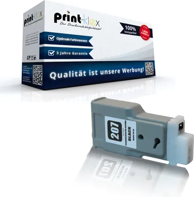 Produktbild von Kompatible Tonerkartusche für Canon imagePROGRAF IPF 785 imagePROGRAF IPF 785 M 40  imagePROGRAF IPF 785 MFP 8789B001 PFI207BK Black Schwarz - Office Print Serie