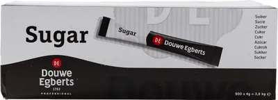 Produktbild von Douwe Egberts - Suikersticks Douwe Egberts 900x4gr | Box ein 900 Stück