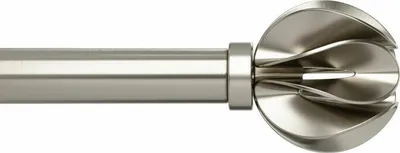 Immagine prodotto di Umbra Gardinenstange Blossom ausziehbar, Vorhangstange, Stahl, Nickel, 107-305 cm, 1018625-1001