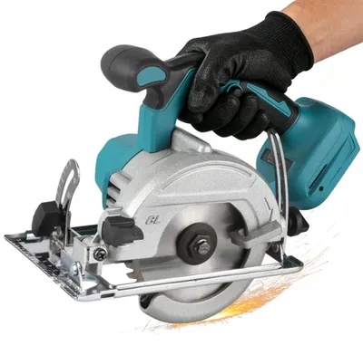 Produktbild von Mini-Handkreissäge - Akku 125 mm - Bürstenloser Motor - Einstellbarer Schnittwinkel 0–45° - Für Holzbearbeitung - Ohne Akku