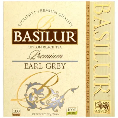 Productafbeelding van BASILUR Premium Earl Grey, losse thee, 100 x 2 gram