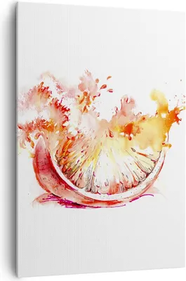 Produktbild von Bild auf Leinwand - Leinwandbild - Einteilig - Orange Obst Sommer - 70x100cm - Wand Bild - Wanddeko - Wandbilder - Leinwanddruck - Wanddekoration - Leinwand bilder - Wandbild - PA70x100-3049