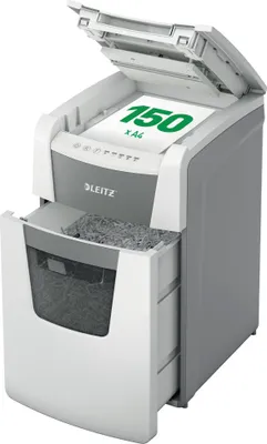 Produktbild von Leitz 80140000, Mikrogeschnittene Zerkleinerung, 22 cm, 2 x 15 mm, 44 l, 500 Blätter, 55 dB