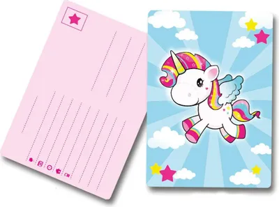 Immagine prodotto di Unicorno - Biglietti d'invito, 8 pezzi