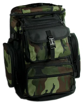 Produktbild von Bag Street Herren Rucksack Sporttasche Synthetik grün schwarz 30x45x25 OTJ616G
