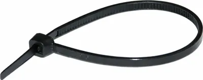 Produktbild von Haupa Kabelbinder schwarz UV 203 x 4,6 mm, UV-beständig, Packung mit 100 Stk.