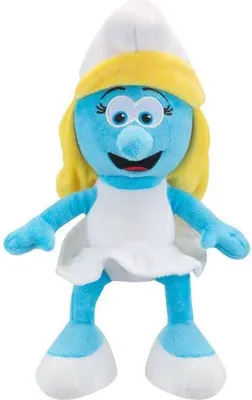 Image de Schtroumpf en peluche - Le Schtroumpf - 80 cm