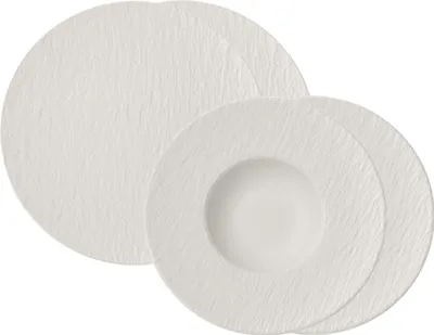 Produktbild von Villeroy & Boch Manufacture Rock Pasta Set weiß 4-teilig
