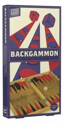 Imagen del producto de Professor Puzzle: Backgammon - Los grandes clásicos, fabricados en madera