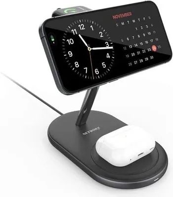Immagine prodotto di Stazione di ricarica Networx 3 in 1 MagSafe per iPhone/Watch/AirPods, nera