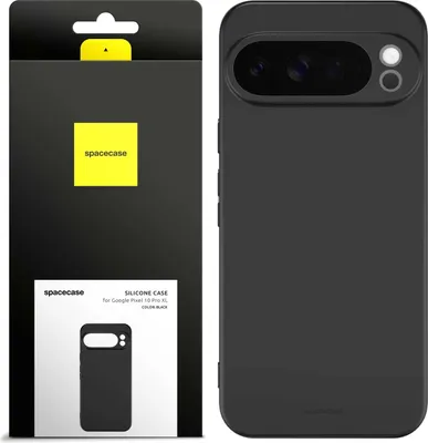 Image de Étui en silicone SPACECASE Silicone Case pour Google Pixel 10 Pro XL Noir