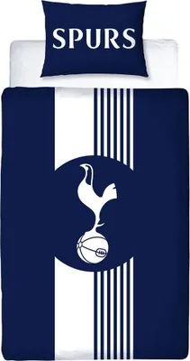 Obrázok produktu pre Tottenham Hotspur FC - Posteľná bielizeň AG4031 (jednolôžko) (modrá/biela)