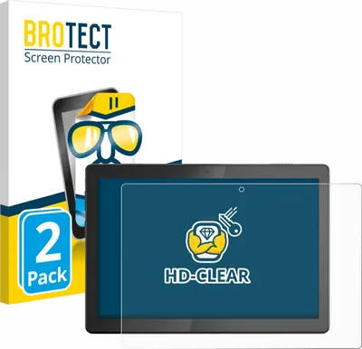 Produktbild von 2x Für Lenovo Tab M10 TB-X505F / TB-X505L Schutzfolie BROTECT Displayschutz Display Schutz Folie Klar Transparent