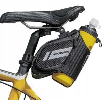 Produktbild von Rockbros ZR28 Fahrradtasche unter dem Sattel mit Flaschenhalter