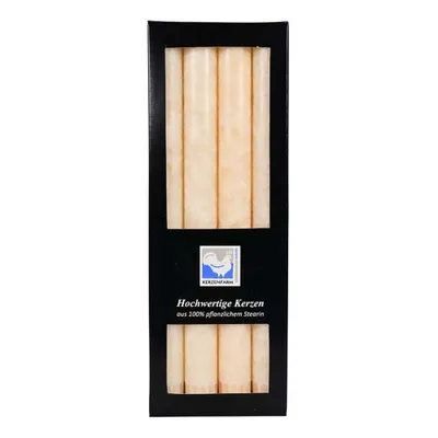 Obrázek produktu pro Sada svíček Stearin pillar - krémová