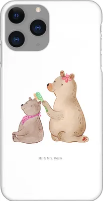 Produktbild von Mr. & Mrs. Panda Iphone 11 Pro Handyhülle Bär Kind - Weiß - Geschenk, Premium Kunststoff, Familie, Muttertag, Handy Case, Mama, Bären, Mutti