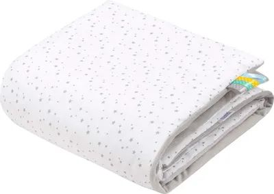Produktbild von Twinkle Stars & Grey Velvet Babydecke 75x100cm
