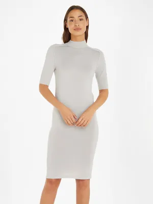 Produktbild von Gestricktes Damenkleid, 100% Wolle