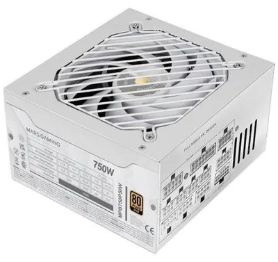 Produktbild von Mars Gaming MPB750PSI, 750 W, 200 - 240 V, 47 - 63 Hz, 5 A, Aktiv, 130 W