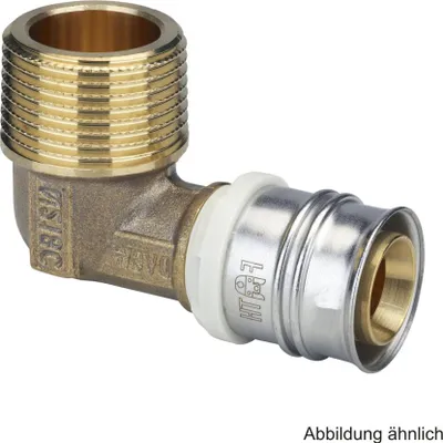 Produktbild von Alpex Übergangswinkel mit Außengewinde, Messing, 20 mm x R 1/2"
