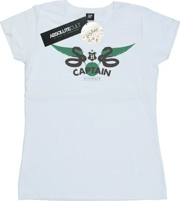 Produktbild von Harry Potter - "Slytherin" T-Shirt für Damen BI23771 (M) (Weiß)
