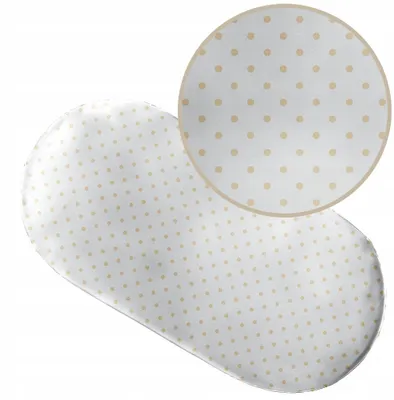 Produktbild von Spannbettlaken mit Gummizug 38x80 cm für Kinderwagen Moseskorb Wiege 100% Baumwolle