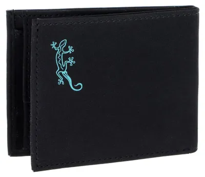 Produktbild von Geldbörse New Cryptan Pocketbörse Lizard Print Cyan Black schwarz
