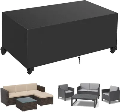 Obrázok produktu pre Vodotesný obal na záhradný nábytok – odolný voči zimným podmienkam a poveternostným vplyvom (220 x 70 x 90 cm)