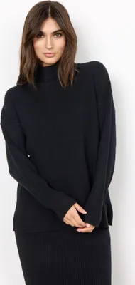Produktbild von soyaconcept Damen Pullover SC-KANITA 8 16819-L, 16819-M, 16819-S, 16819-XL, 16819-XS SOC-33440 black XS