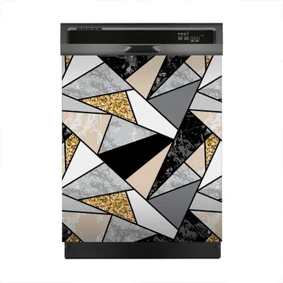 Produktbild von Magnete Dekorative 60x70 cm Küche Magnetmatte Spülmaschine - Geometrische Muster Abstrakt