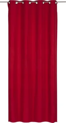 Produktbild von Elbersdrucke Ösenschal Miami 04 rot blickdicht 255x140 cm