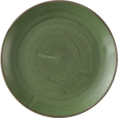 Image de Assiettes à dessert Churchill Stonecast vert sauge 254 mm (12 pièces)