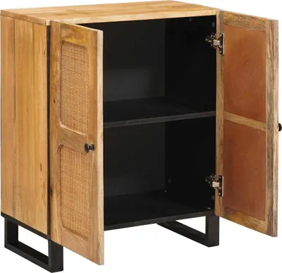 Zdjęcie produktu dla vidaXL Kredens brązowy 60 x 33 x 75 cm Lite drewno mango