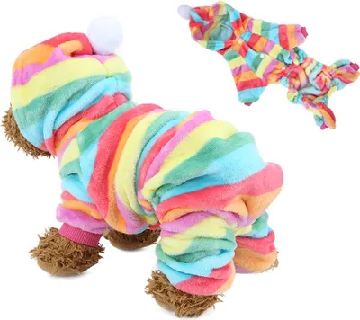 Immagine prodotto di Autunno Inverno Vestiti per animali domestici Vestiti per pigiami caldi per cani gatti animali di piccola taglia