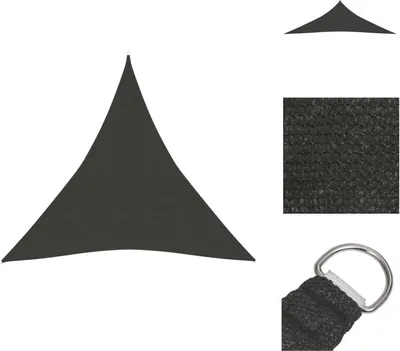 Produktbild von vidaXL Sonnensegel 160 g/m² Anthrazit 4,5x4,5x4,5 m HDPE -  Sonnenschirme & Sonnenschutze