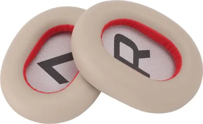 Image de BAFOVY coussinets d'oreille de rechange en cuir prot?ine souple pour Backbeat Pro2 SE Voyager 8200 UC avec mousse ?paisse, r?duction des bruits, ajustement confortable (Blanc)